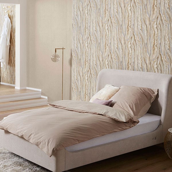 Galerie Wallpaper Product code: 10149-02R - ELLE Decoration Wallpaper Collection - Gold Silver Cream Colours -  
