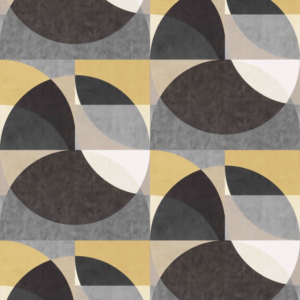 Galerie Wallpaper Product code: 10150-15 - ELLE Decoration Wallpaper Collection - Gold Mustard Grey Cream Colours -  