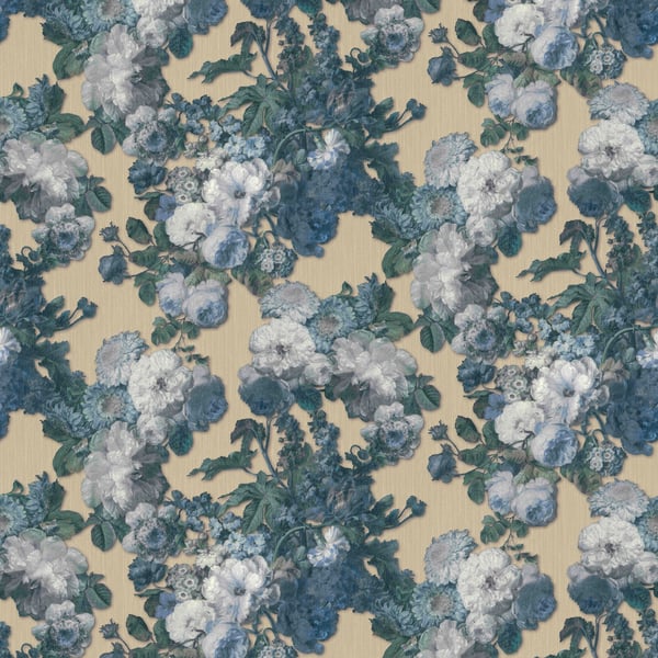 Galerie Wallpaper Product code: 10153-02 - ELLE Decoration Wallpaper Collection - Teal Light Gold Colours -  