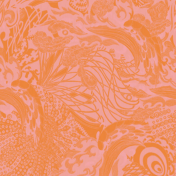 Galerie Wallpaper Product code: 12613 - Ted Baker Fantasia Wallpaper Collection - Orange Pink Colours -  
