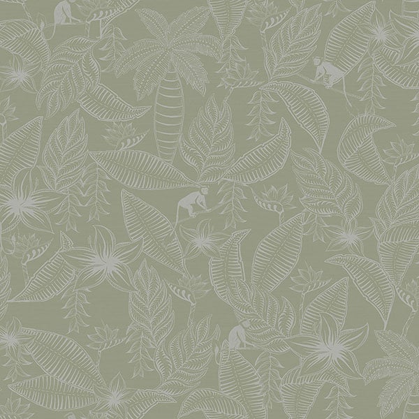 Galerie Wallpaper Product code: 12701 - Ted Baker Fantasia Wallpaper Collection - Green Grey Colours -  