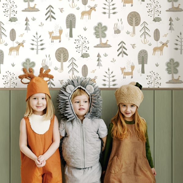 Galerie Wallpaper Product code: 14802_2 - Little Explorers 2 Wallpaper Collection - Green Colours -  