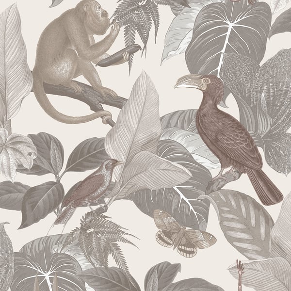 Galerie Wallpaper Product code: 18501 - Into The Wild Wallpaper Collection - Greige Colours -  