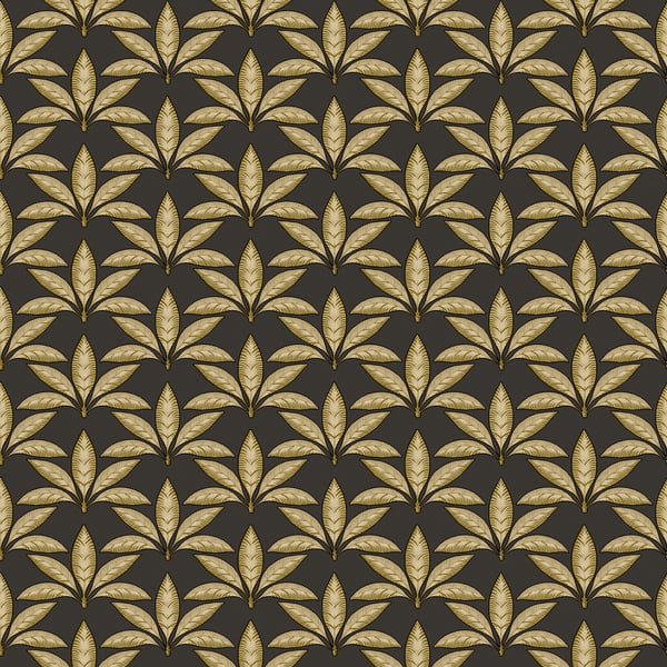 Galerie Wallpaper Product code: 18515 - Into The Wild Wallpaper Collection - Black Gold Colours -  