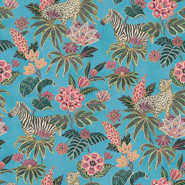 Galerie Wallpaper Product code: 18523 - Into The Wild Wallpaper Collection - Blue Colours -  