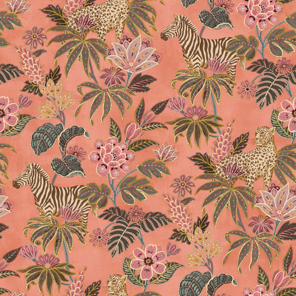 Galerie Wallpaper Product code: 18524 - Into The Wild Wallpaper Collection - Orange Colours -  
