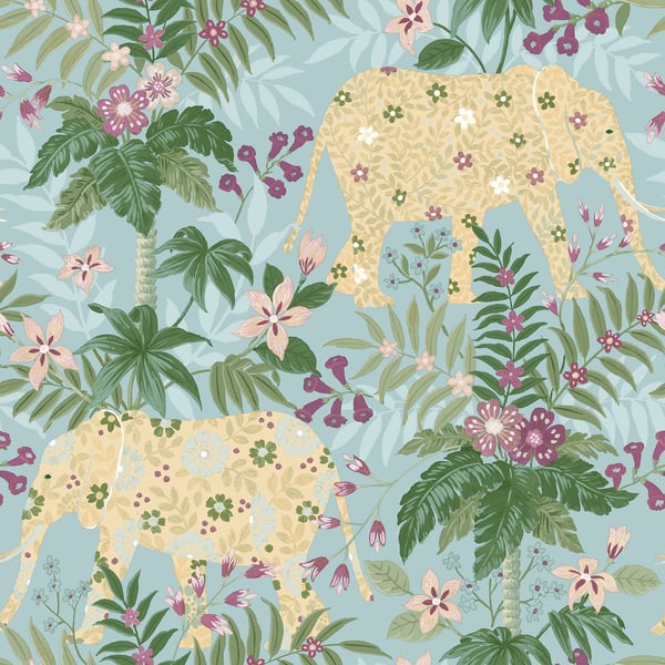 Galerie Wallpaper Product code: 18547 - Into The Wild Wallpaper Collection - Blue Colours -  