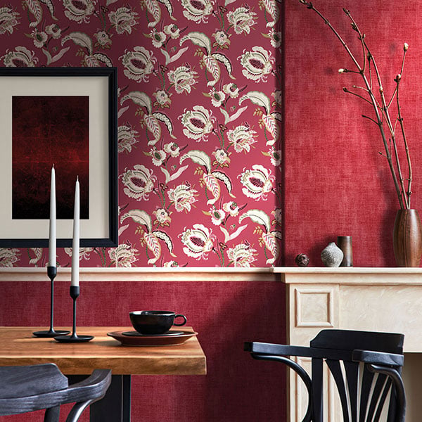 Galerie Wallpaper Product code: 18554R - Into The Wild Wallpaper Collection - Red Colours -  
