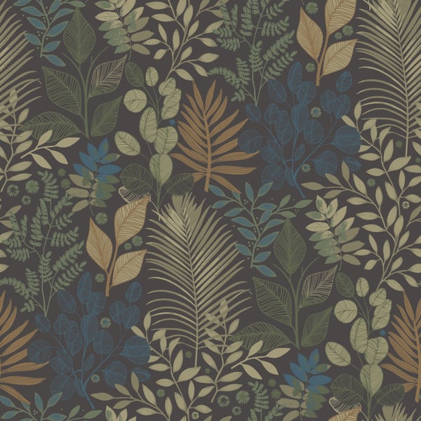 Galerie Wallpaper Product code: 20105 - Ester Wallpaper Collection - Black blue Colours -  