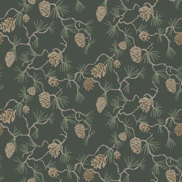 Galerie Wallpaper Product code: 20116 - Ester Wallpaper Collection - Dark green Colours -  