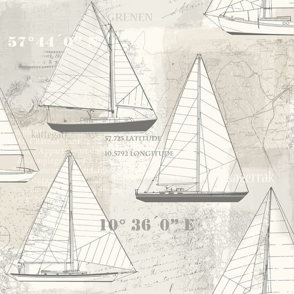 Galerie Wallpaper Product code: 21002 - Skagen Wallpaper Collection - Silver Grey Colours -  