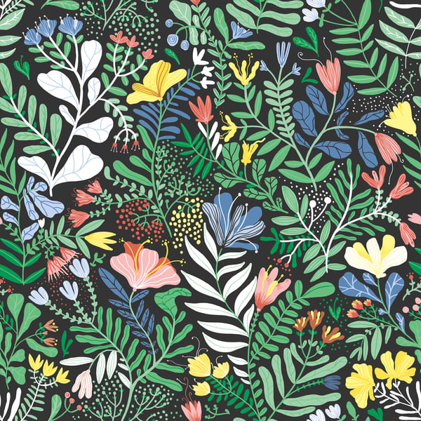 Galerie Wallpaper Product code: 22006 - Fagring Wallpaper Collection - Dark green Colours -  