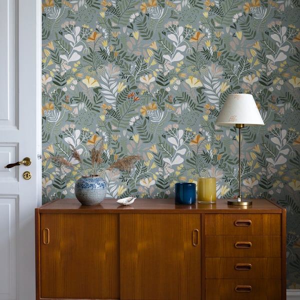 Galerie Wallpaper Product code: 22008_2 - Fagring Wallpaper Collection - Blue/grey Colours -  