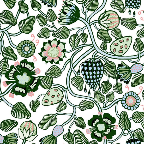 Galerie Wallpaper Product code: 23332 - Marimekko 5 Wallpaper Collection - Green Blue Colours -  