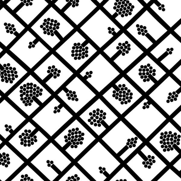 Galerie Wallpaper Product code: 23345 - Marimekko 5 Wallpaper Collection - Black Colours -  
