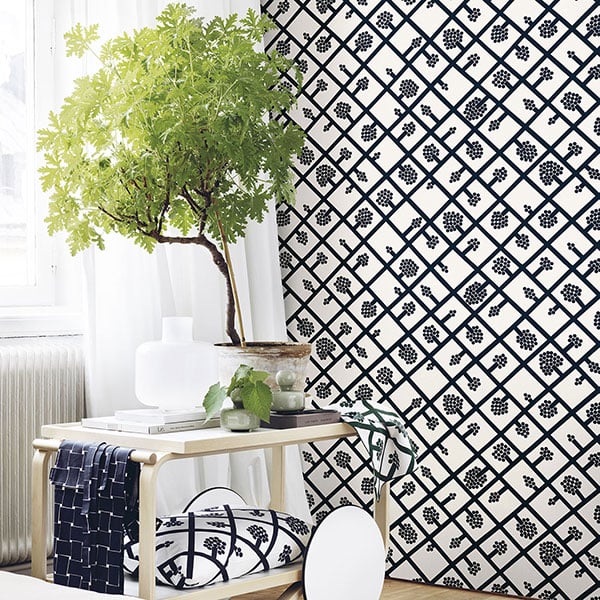 Galerie Wallpaper Product code: 23345R - Marimekko 5 Wallpaper Collection - Black Colours -  