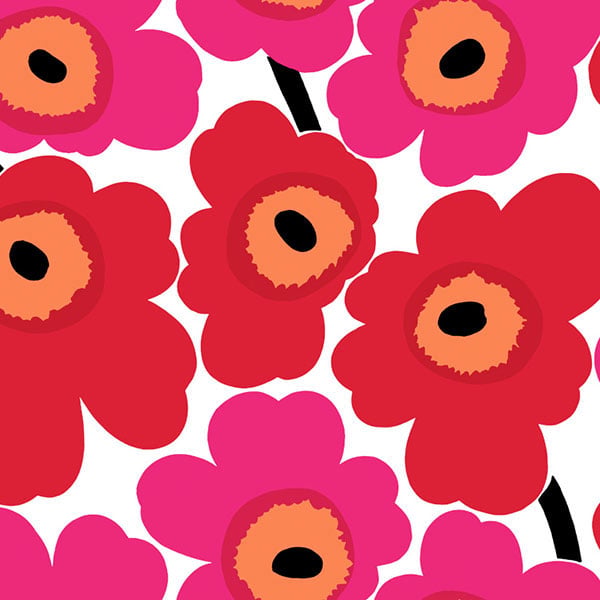 Galerie Wallpaper Product code: 23354 - Marimekko 5 Wallpaper Collection - Red Pink White Black Colours -  