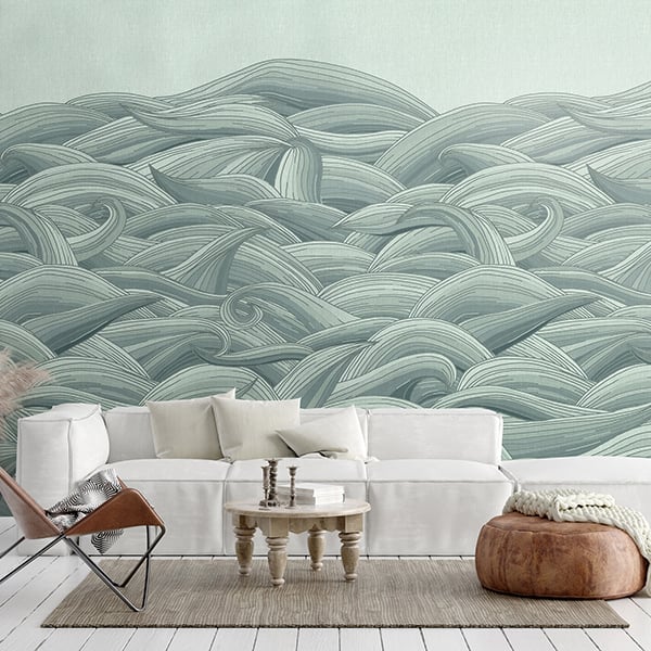 Galerie Wallpaper Product code: 26785R - Crafted Wallpaper Collection - Green  Colours -  