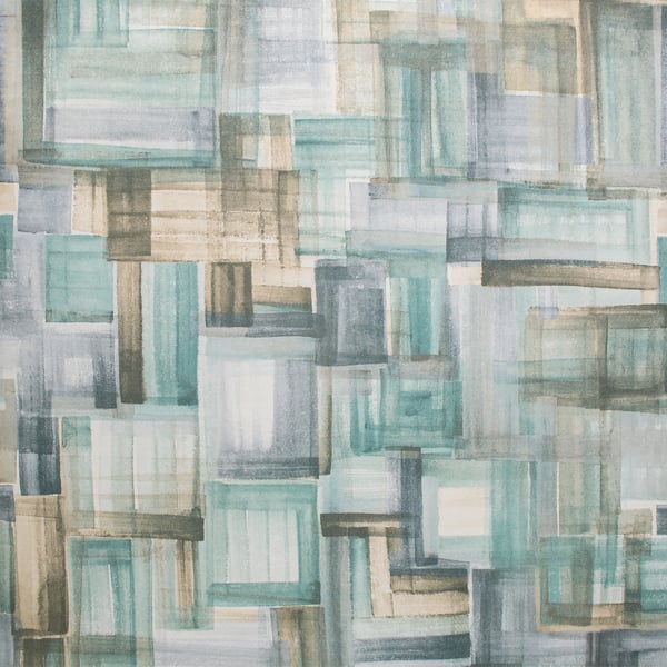 Galerie Wallpaper Product code: 26799 - Crafted Wallpaper Collection - Green Cream Bronze Blue Colours -  