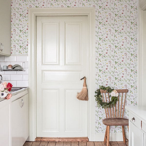 Galerie Wallpaper Product code: 27010R - Morgongava Wallpaper Collection - Green Red Purple Colours -  