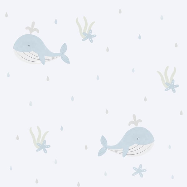 Galerie Wallpaper Product code: 281-2 - Bambino Wallpaper Collection - Blue Colours -  