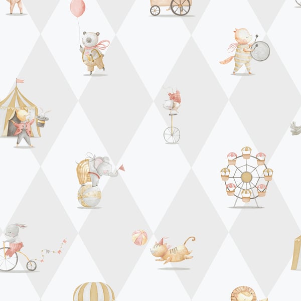 Galerie Wallpaper Product code: 282-3 - Bambino Wallpaper Collection - Beige/Grey Colours -  