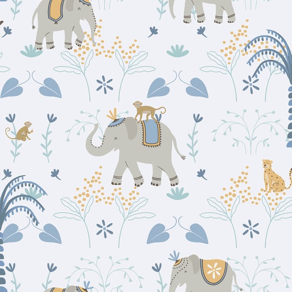 Galerie Wallpaper Product code: 285-2 - Bambino Wallpaper Collection - Blue Colours -  