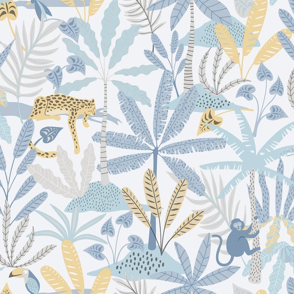 Galerie Wallpaper Product code: 286-2 - Bambino Wallpaper Collection - Blue Colours -  