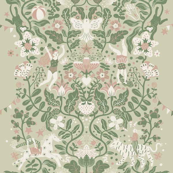 Galerie Wallpaper Product code: 29026 - Resan Wallpaper Collection - Light green Colours -  