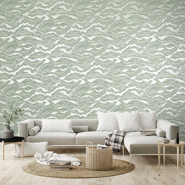 Galerie Wallpaper Product code: 30027R - Slow Living Wallpaper Collection - Wasabi Green Colours -  