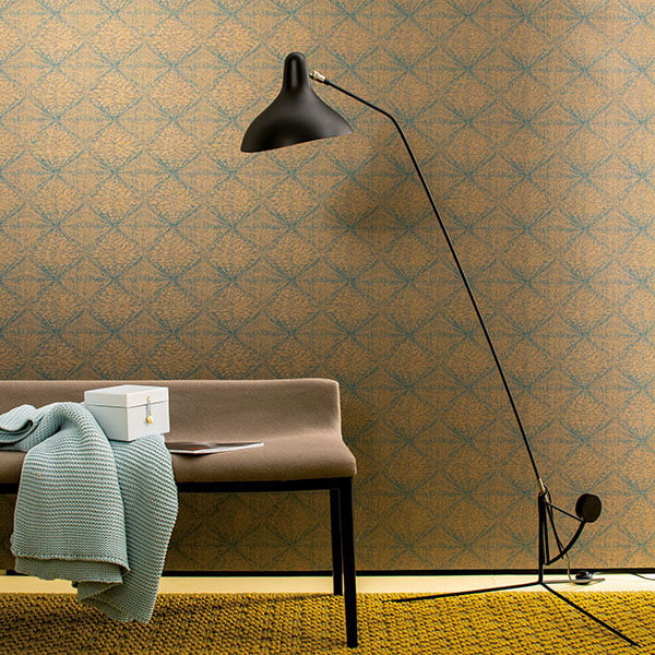 Galerie Wallpaper Product code: 30832R - Montego Wallpaper Collection - Turquoise Gold Colours -  