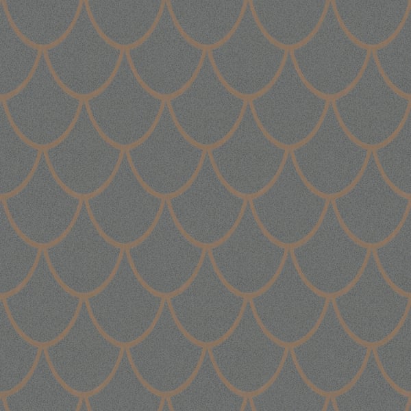 Galerie Wallpaper Product code: 32721 - The New Design Book Wallpaper Collection - Dark Grey Rose Gold Colours -  