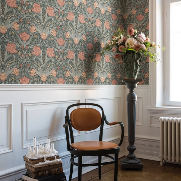 Galerie Wallpaper Product code: 33010_2 - Apelviken Wallpaper Collection - Green Orange Colours -  