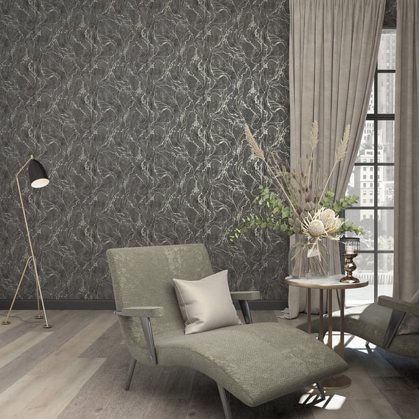 Galerie Wallpaper Product code: 34257_2 - The New Design Book Wallpaper Collection - Black  Silver Colours -  