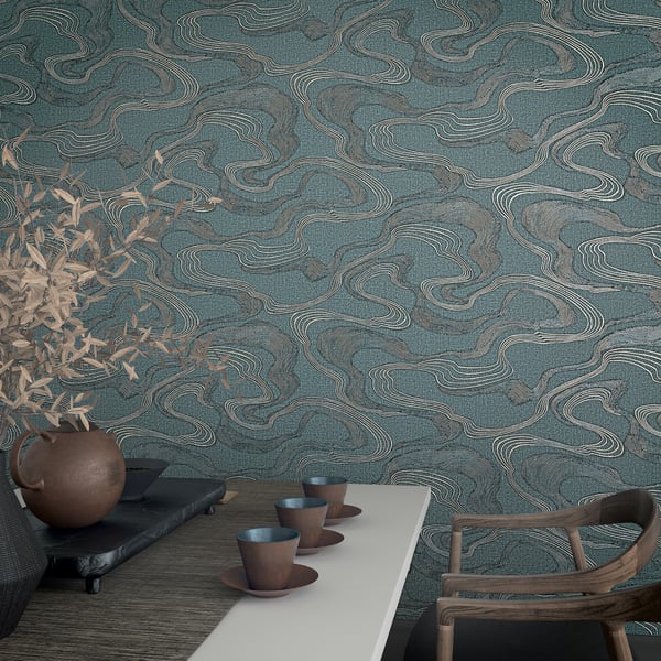 Galerie Wallpaper Product code: 34538_2 - The New Design Book Wallpaper Collection - Blue Colours -  
