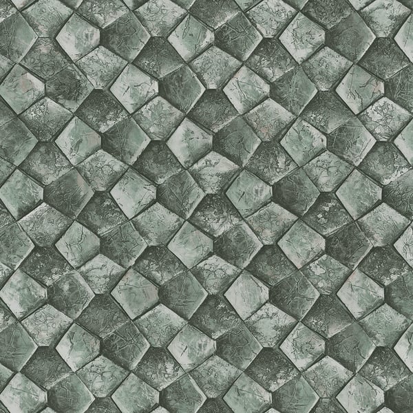 Galerie Wallpaper Product code: 34933 - Eclectic Wallpaper Collection - Green/Grey Colours -  