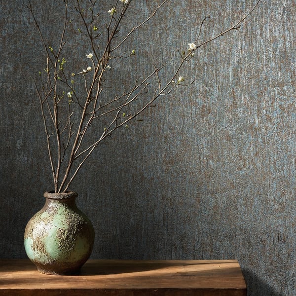 Galerie Wallpaper Product code: 35526_2 - Odyssey Wallpaper Collection - Blue Copper Colours -  