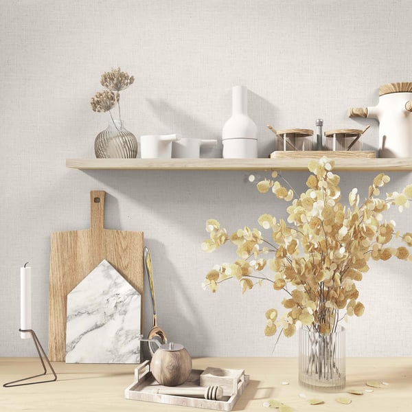 Galerie Wallpaper Product code: 35746_2 - Boho Fine Linen Wallpaper Collection - Beige Colours -  