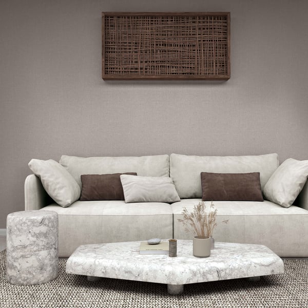 Galerie Wallpaper Product code: 35760_2 - Boho Fine Linen Wallpaper Collection - Brown Colours -  