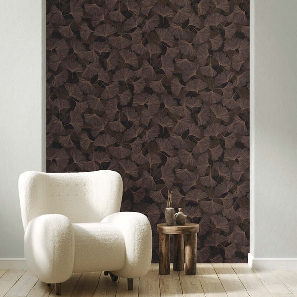Galerie Wallpaper Product code: 35779_2 - Boho Fine Linen Wallpaper Collection - Brown Colours -  