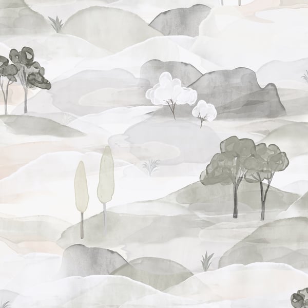 Galerie Wallpaper Product code: 35787 - Boho Fine Linen Wallpaper Collection - Grey, White Colours -  