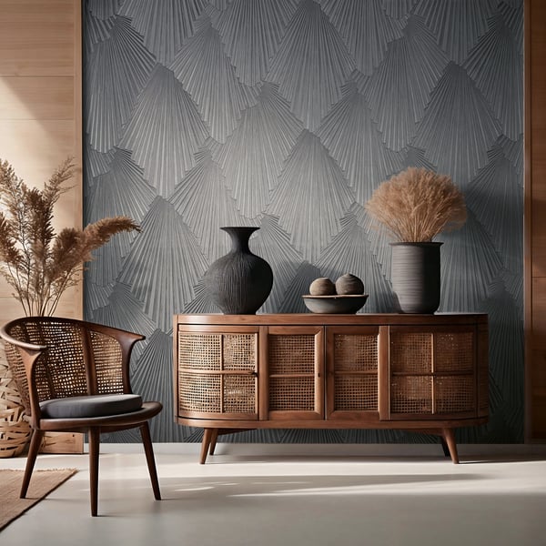 Galerie Wallpaper Product code: 35849_2 - Fashion Icon Wallpaper Collection - Grey Anthracite Colours -  