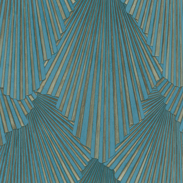 Galerie Wallpaper Product code: 35850 - Fashion Icon Wallpaper Collection - Green Gold Silver Colours -  