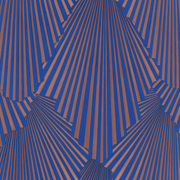 Galerie Wallpaper Product code: 35851 - Fashion Icon Wallpaper Collection - Blue Copper Colours -  
