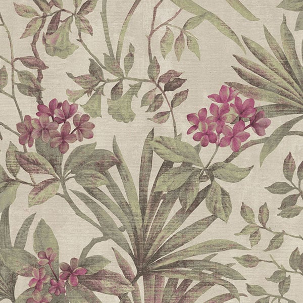 Galerie Wallpaper Product code: 3708 - Tendenza Wallpaper Collection - Green Raspbery Beige Colours -  