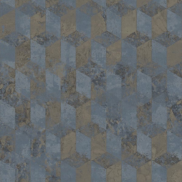 Galerie Wallpaper Product code: 3757 - Tendenza Wallpaper Collection - Blue Gold Colours -  