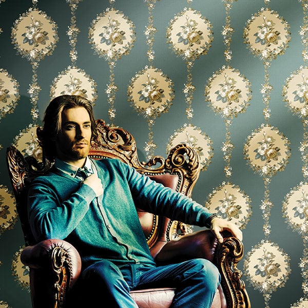 Galerie Wallpaper Product code: 3903R - Italian Damasks 3 Wallpaper Collection - Blue Cream Colours -  