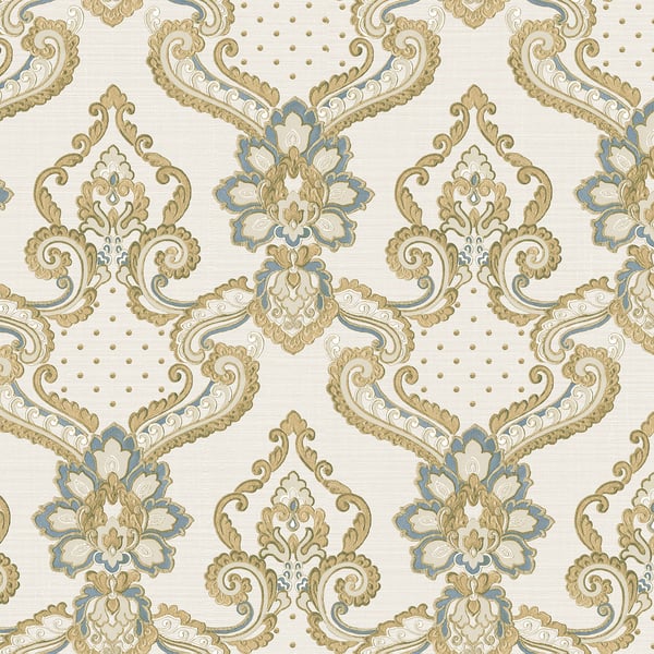 Galerie Wallpaper Product code: 42506 - Opulence Wallpaper Collection - Gold Blue Colours -  