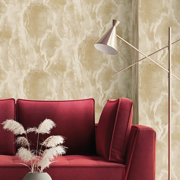 Galerie Wallpaper Product code: 42572R - Italian Textures 2 Wallpaper Collection - Yellow Gold Colours -  