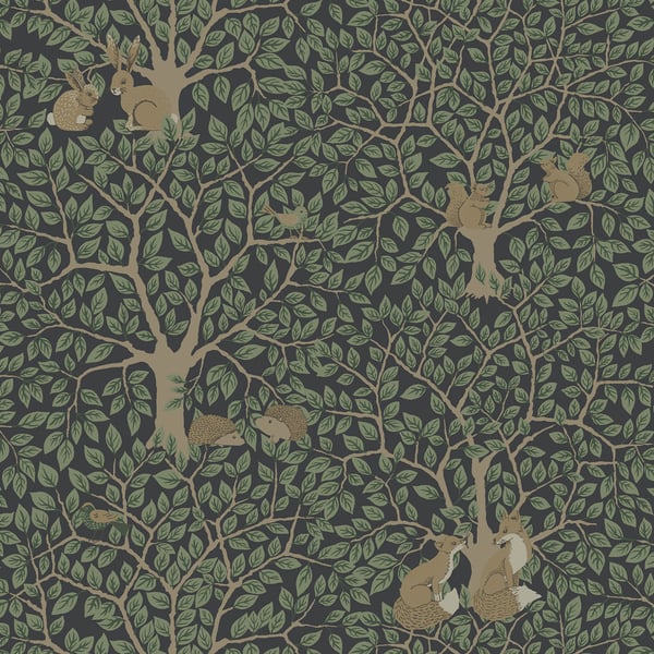 Galerie Wallpaper Product code: 44115 - Apelviken 2 Wallpaper Collection - Black Green Colours -  